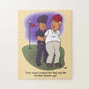 Trump Felonies Jigzaag Puzzle Legpuzzel