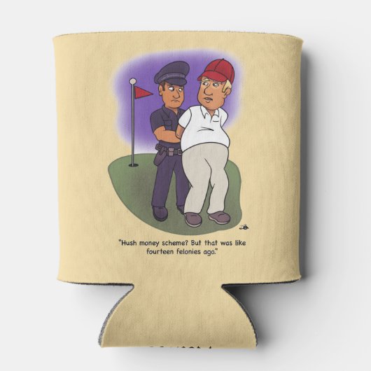 Trump Felonies Koelbox Blikjeskoeler (Achterkant)