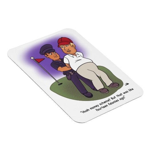 Trump Felonies Magnet Magneet (Rechterzijde)