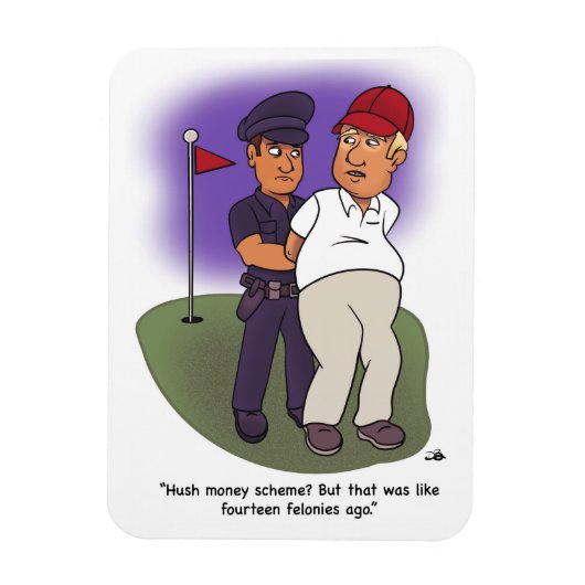 Trump Felonies Magnet Magneet (Verticaal)