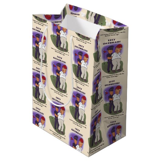 Trump Felonies Medium Cadeauzakje (Achterkant Gekanteld)