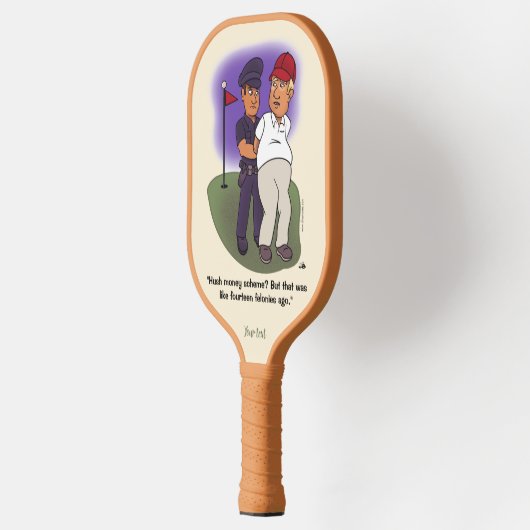 Trump Felonies Pickleball Paddle (Links)