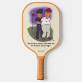 Trump Felonies Pickleball Paddle (Achterkant)