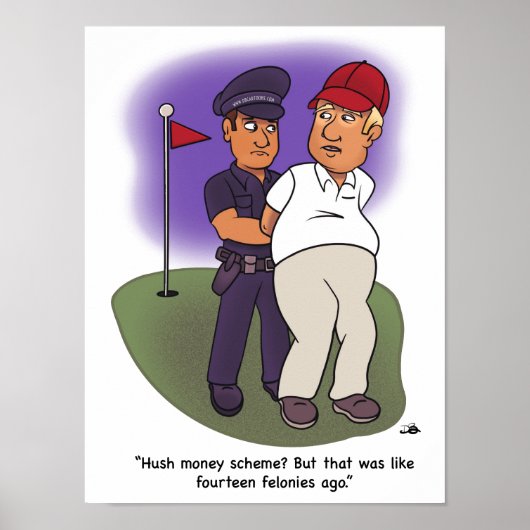 Trump Felonies Poster (Voorkant)