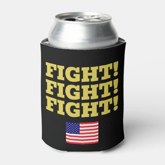 Trump Fight Coozie (Blikje Voorkant)