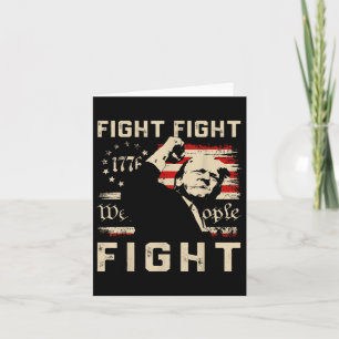 Trump Fight Fight 1776 Wij de mensen Vlag TR Kaart