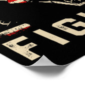 Trump Fight Fight 1776 Wij de mensen Vlag TR Poster (Hoek)