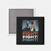 Trump Fight Fight Fight Magneet (Voorkant / Achterkant)