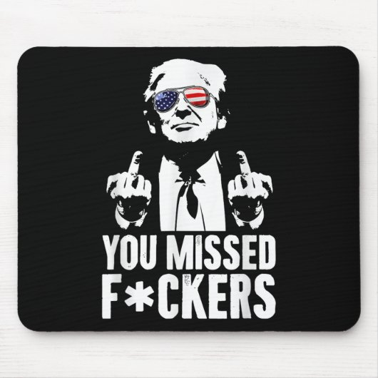 Trump Fight Fight Fight Muismat (Voorkant)