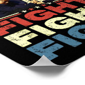 Trump Fight Fight Fight Poster (Hoek)