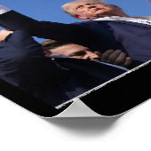 Trump Fight Pennsylvania Schieten Actief Poster (Hoek)