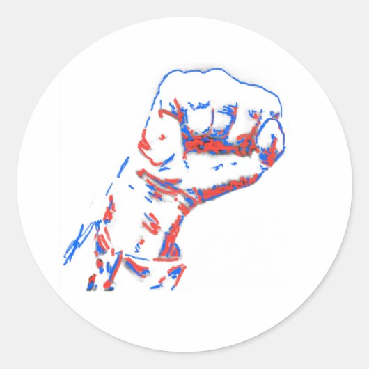Trump Fight Sticker (Voorkant)