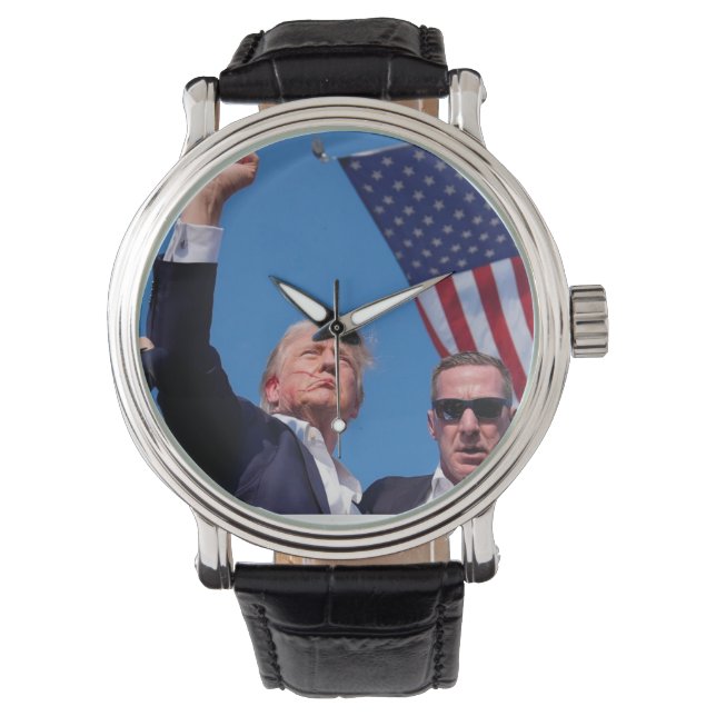 Trump fight watch horloge (Voorkant)