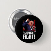 Trump Fighting Fighters Supporters Amerikanen Ronde Button 5,7 Cm (Voorkant /achterkant)