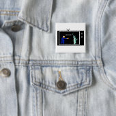 Trump Fires Lady Liberty Pin Vierkante Button 5,1 Cm (In situ)