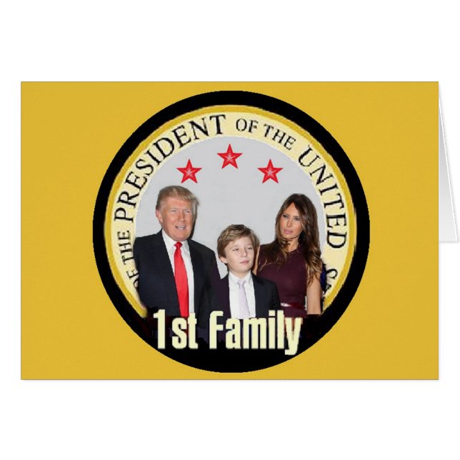 TRUMP First Family Card (Voorkant Horizontaal)