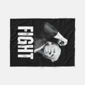Trump Fist Pump Donald Trump Schieten Fleece Deken (Voorkant (Horizontaal))