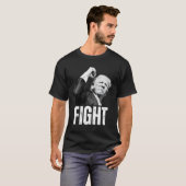 Trump Fist Pump Donald Trump Schieten T-shirt (Voorkant volledig)