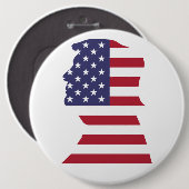 Trump Flag Button (Voorkant /achterkant)