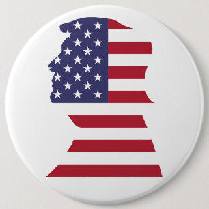 Trump Flag Button