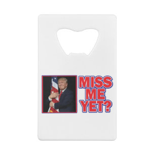 Trump-Flag-Miss-Me Creditkaart Flessenopener