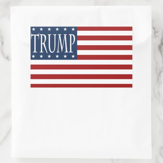 TRUMP FLAG STICKER (Tas)