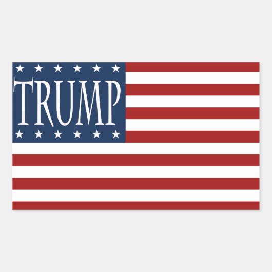 TRUMP FLAG STICKER (Voorkant)