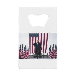 Trump-Flags Creditkaart Flessenopener