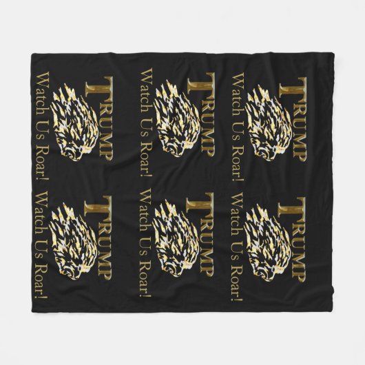 TRUMP FLEECE DEKEN (Voorkant (Horizontaal))