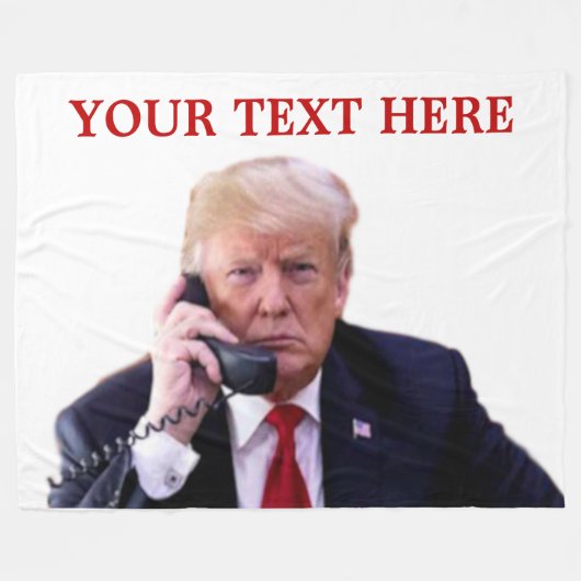 TRUMP FLEECE DEKEN (Voorkant (Horizontaal))