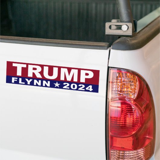 Trump Flynn 2024 Bumpersticker (Op Truck)