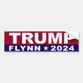 Trump Flynn 2024 Bumpersticker (Voorkant)
