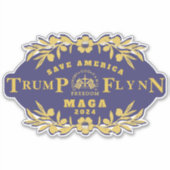 Trump Flynn 2024 Sticker (Voorkant)