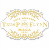 Trump Flynn 2024 Sticker (Voorkant)