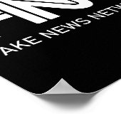 Trump Fnn Fake News Network  Poster (Hoek)