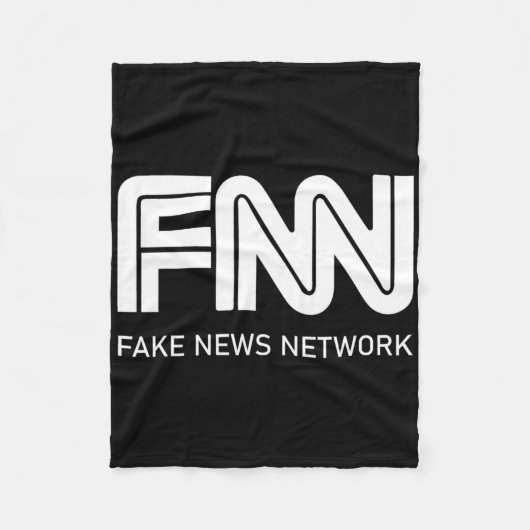 Trump Fnn Nepnieuws Netwerk  Fleece Deken (Voorkant)
