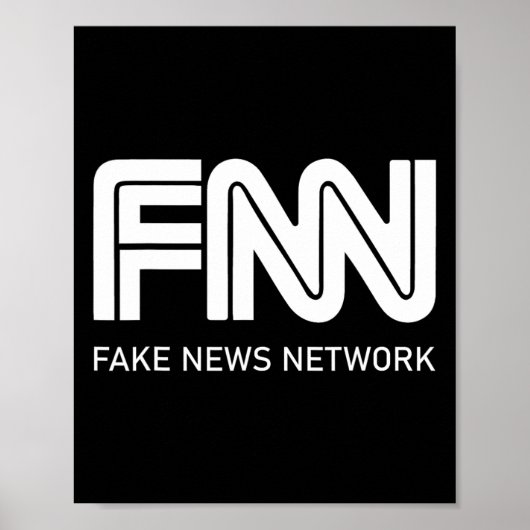 Trump Fnn Nepnieuws Netwerk Poster (Voorkant)