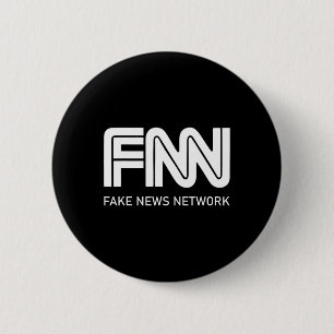 Trump Fnn Nepnieuws Netwerk Ronde Button 5,7 Cm