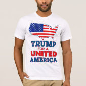 Trump for a United America T shirt (Voorkant)