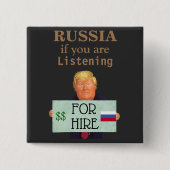 Trump for Hire Button (Voorkant)