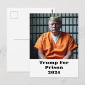Trump for penrison 2024 briefkaart (Voorkant / Achterkant)