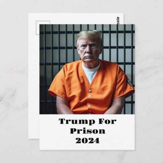 Trump for penrison 2024 briefkaart (Voorkant / Achterkant)