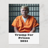 Trump for penrison 2024 briefkaart (Voorkant)