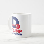 Trump for penrison 2024 koffiemok (Voorkant links)