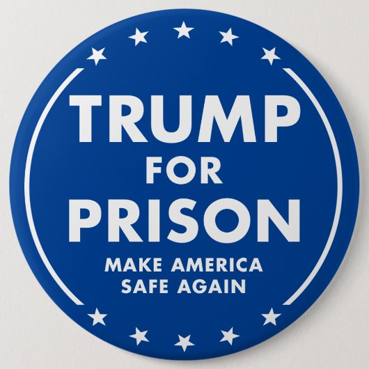 Trump for penrison - maak Amerika weer veilig! Ronde Button 6,0 Cm (Voorkant)