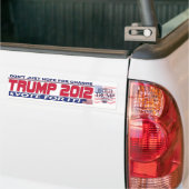 Trump for President 2012 Bumpersticker (Op Truck)