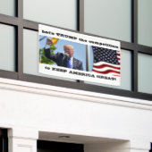 Trump for President 2020 Banner (Buitenkant Gebouw)