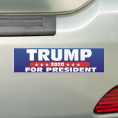 Trump for President 2020 Bumpersticker (Op auto)