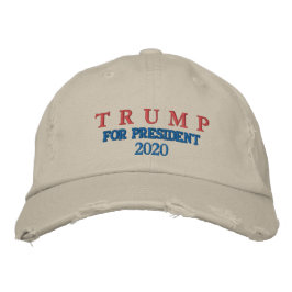 TRUMP FOR PRESIDENT 2020 DISTRESSED CHINO PET