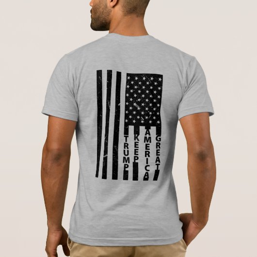 Trump for President 2020 Keep America Great Americ T-shirt (Achterkant)